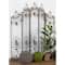 Brown Metal Eclectic Room Divider Screen, 80 " x 80 " x 1 "
